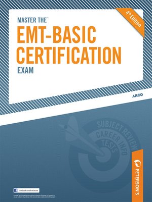 cover image of Master the EMT-Basic Certification Exam
